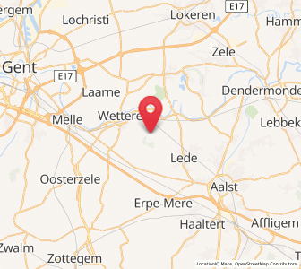 Map of Serskamp, Flanders