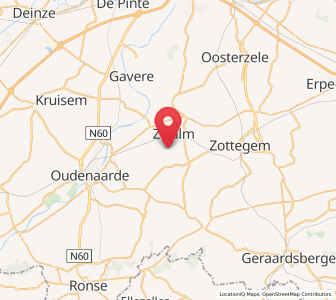 Map of Sint-Denijs-Boekel, Flanders