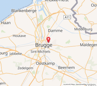 Map of Sint-Kruis, Flanders