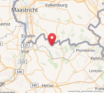 Map of Sint-Martens-Voeren, Flanders