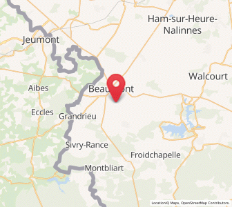 Map of Solre-Saint-Géry, Wallonia