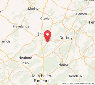 Map of Somme-Leuze, Wallonia