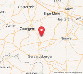 Map of Steenhuize-Wijnhuize, Flanders