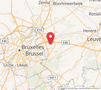 Map of Sterrebeek, Flanders