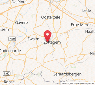 Map of Strijpen, Flanders