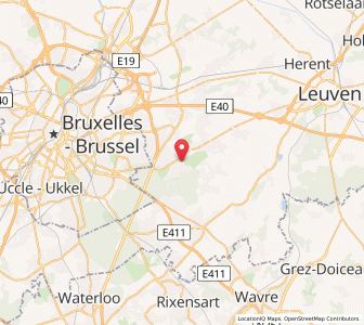 Map of Tervuren, Flanders