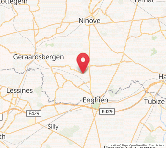 Map of Tollembeek, Flanders
