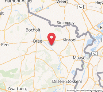 Map of Tongerlo, Flanders