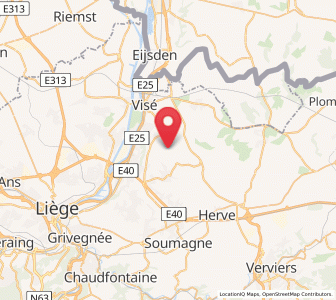 Map of Trembleur, Wallonia