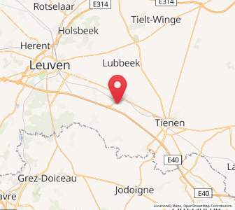 Map of Vertrijk, Flanders