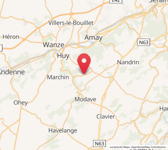 Map of Vierset-Barse, Wallonia