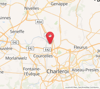 Map of Viesville, Wallonia