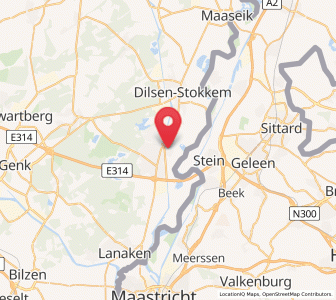 Map of Vucht, Flanders