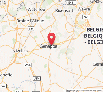 Map of Ways, Wallonia