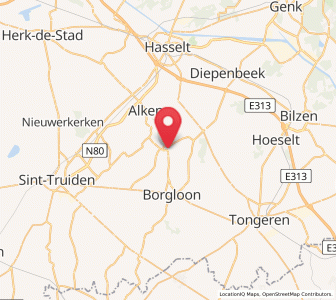 Map of Wellen, Flanders