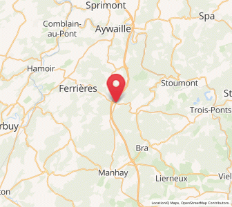 Map of Werbomont, Wallonia