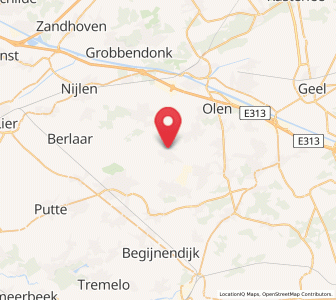 Map of Wiekevorst, Flanders