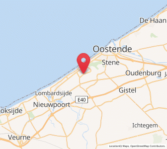 Map of Wilskerke, Flanders