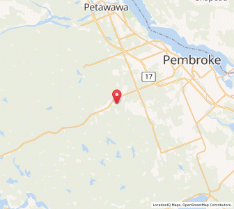 Map of Laurentian Valley, OntarioOntario