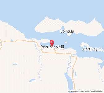 Map of Port McNeill, British ColumbiaBritish Columbia