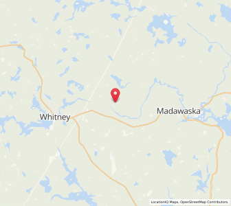 Map of South Algonquin, OntarioOntario