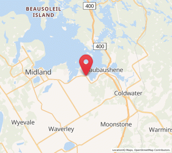 Map of Victoria Harbour, Ontario