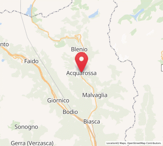 Map of Acquarossa, Ticino