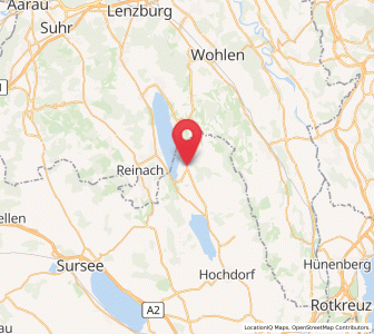 Map of Aesch LU, Lucerne