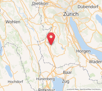 Map of Affoltern am Albis, Zurich