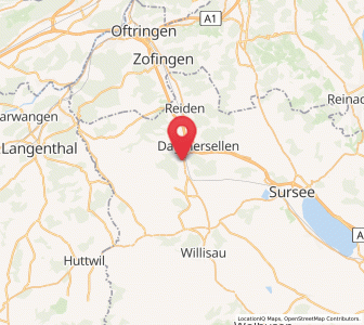 Map of Altishofen, Lucerne