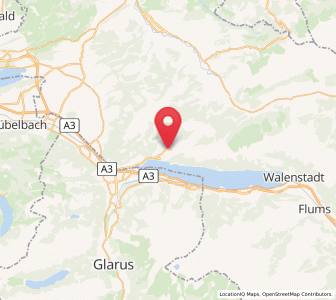 Map of Amden, Saint Gallen