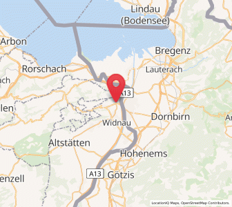 Map of Au SG, Saint Gallen