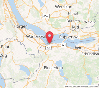 Map of Bäch SZ, Schwyz