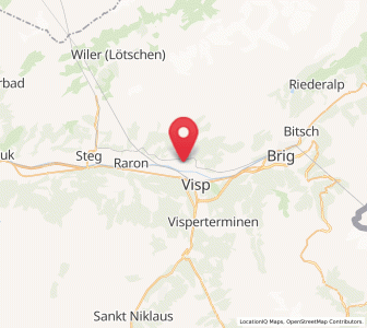 Map of Baltschieder, Valais