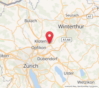 Map of Bassersdorf, Zurich