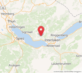 Map of Beatenberg, Bern