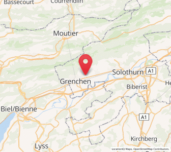 Map of Bettlach, Solothurn