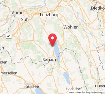 Map of Birrwil, Aargau