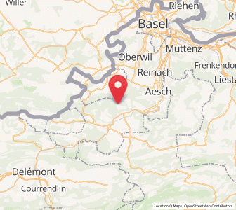 Map of Blauen BL, Basel-Landschaft