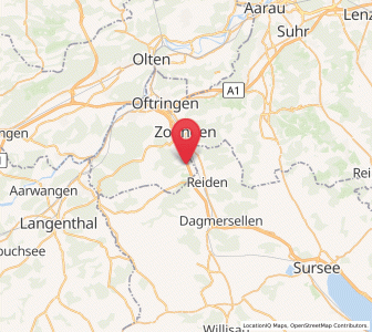 Map of Brittnau, Aargau