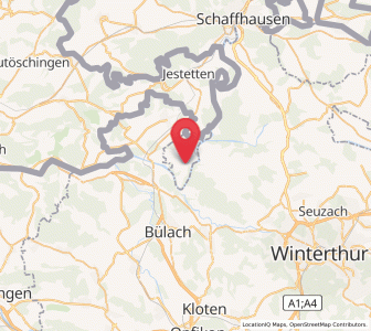 Map of Buchberg SH, Schaffhausen