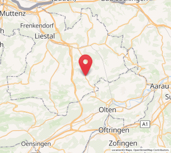 Map of Buckten, Basel-Landschaft