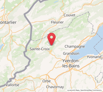 Map of Bullet VD, Vaud
