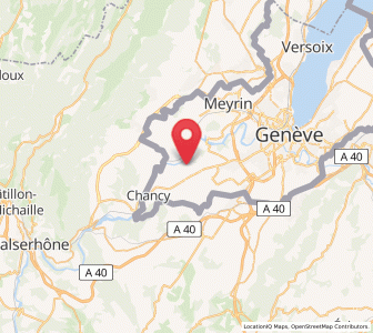Map of Cartigny GE, Geneva