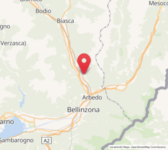 Map of Claro TI, Ticino