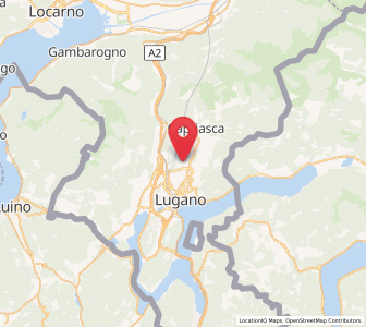 Map of Comano TI, Ticino