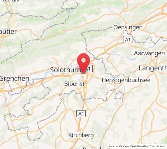 Map of Derendingen SO, Solothurn