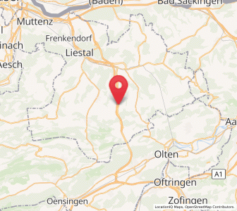 Map of Diegten, Basel-Landschaft