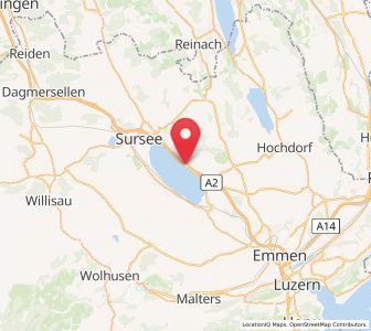 Map of Eich LU, Lucerne