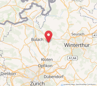 Map of Embrach, Zurich